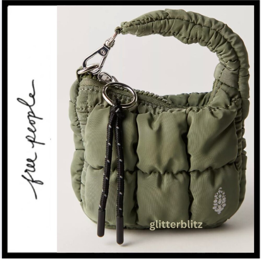 Free People Quilted Micro Pouch